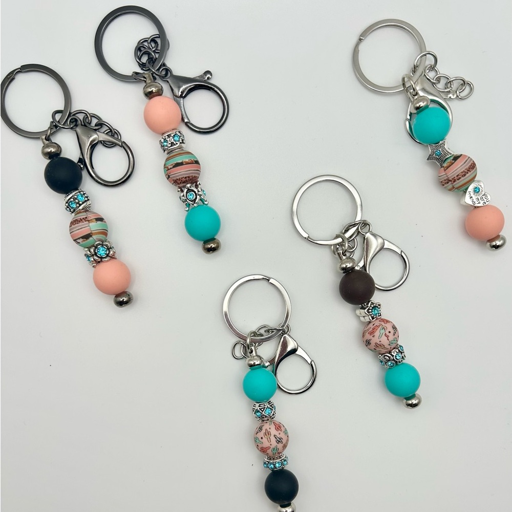 Beaded Keychain Charm
(208)
